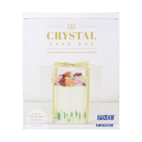 Crystal Cake Box / 15cm